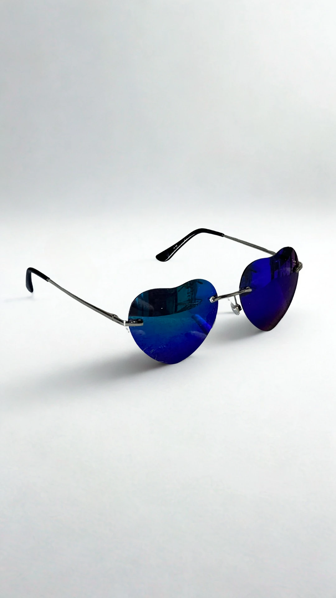 Lentes de Corazon Azul